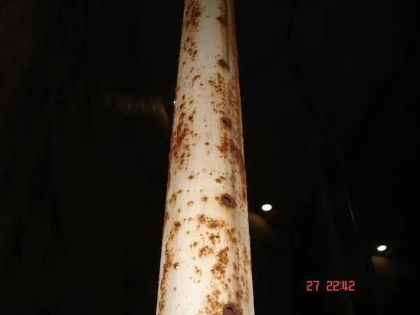 Ladder Before Blasting and Painting