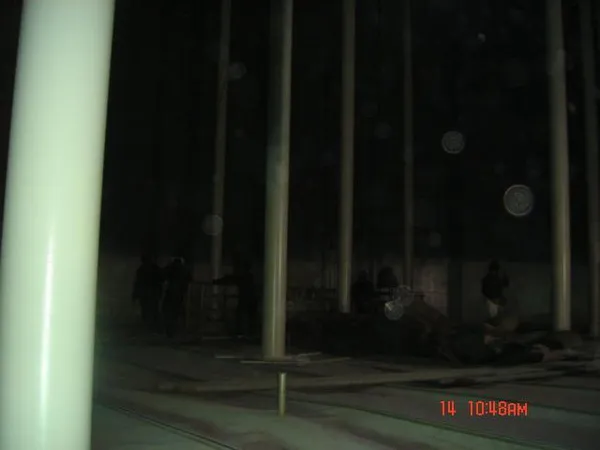 Internal Column Before Blasting